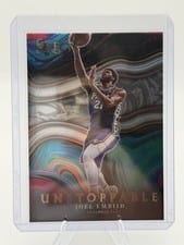 2021-22 Panini Select Unstoppable Joel Embiid #12 card