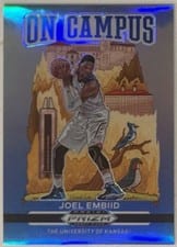 2021 Panini Prizm Draft Picks On Campus Joel Embiid #15 card