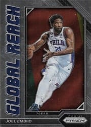 2022-23 Panini Prizm Global Reach Joel Embiid #7 card