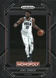 2022-23 Panini Prizm Monopoly Base Set Joel Embiid #67 card