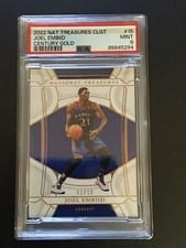 2022 Panini National Treasures Collegiate Joel Embiid Century Gold #15 card