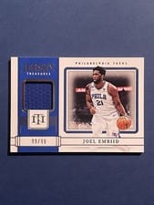 2022 Panini National Treasures Jersey Joel Embiid #JT-IID card