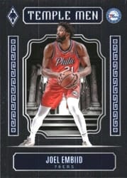2023-24 Panini Phoenix Temple Men Joel Embiid #14 card