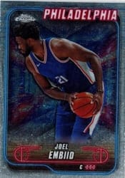 2024-25 Topps Chrome Base Set Joel Embiid #10 card