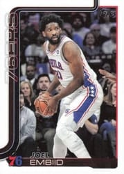 2025-26 Topps Base Set Joel Embiid #22 card