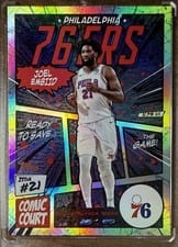 2025-26 Topps Comic Court Joel Embiid #CC-8 card