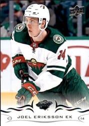 2018-19 Upper Deck Base Set Joel Eriksson Ek #340 card