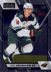 2023-24 O-Pee-Chee Platinum Base Set Joel Eriksson Ek #77 card
