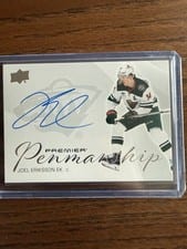 2024-25 Upper Deck Premier Premier Penmanship Joel Eriksson Ek #PEN-JE card