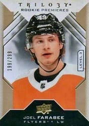 2019-20 Upper Deck Trilogy Base Set Joel Farabee #138 card