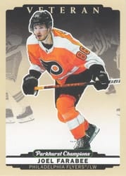 2022-23 Parkhurst Champions Base Set Joel Farabee #44 card