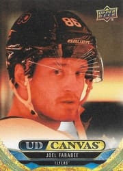 2024-25 Upper Deck UD Canvas Joel Farabee #C-57 card