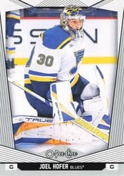 2024-25 O-Pee-Chee Base Set Joel Hofer #38 card