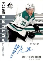2019-20 SP Authentic Base Set Joel L'Esperance #178 card