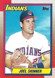 1990 Topps Base Set Joel Skinner #54 card