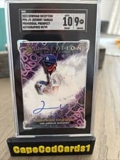 2023 Bowman Inception Primordial Prospect Autographs Joendry Vargas #PPA-JV card