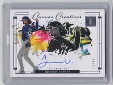 2024 Panini Impeccable Canvas Creations Signatures Joendry Vargas #CCS-JV card