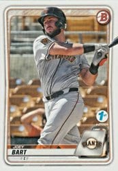 2020 Bowman 1st Edition Base Set Joey Bart #BFE-112 card