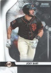 2020 Bowman Sterling Base Set Joey Bart #BPR-49 card