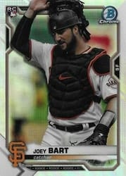 2021 Bowman Chrome Base Set Joey Bart #23b card
