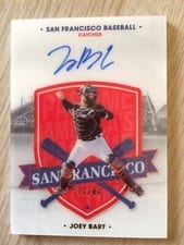 2021 Panini Chronicles America's Pastime Autographs Joey Bart #AP-JB card
