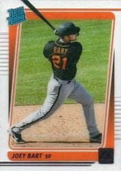 2021 Panini Chronicles Clearly Donruss Joey Bart #22 card