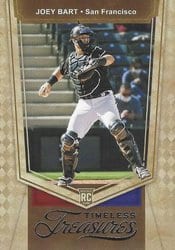 2021 Panini Chronicles Timeless Treasures Joey Bart #15 card