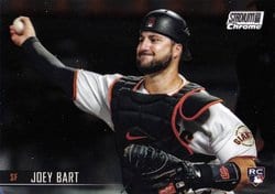 2021 Stadium Club Chrome Base Set Joey Bart #241 card