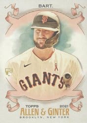 2021 Topps Allen & Ginter Base Set Joey Bart #95 card