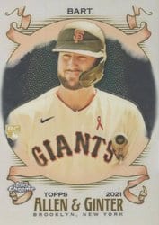 2021 Topps Allen & Ginter Chrome Base Set Joey Bart #95 card