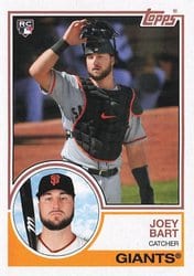 2021 Topps Archives Base Set Joey Bart #170 card