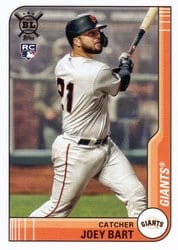 2021 Topps Big League Base Set Joey Bart #164 card