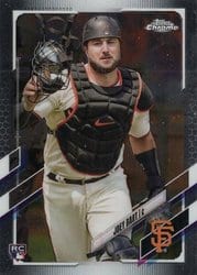 2021 Topps Chrome Base Set Joey Bart #109 card