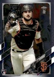 2021 Topps Chrome Ben Baller Edition Base Set Joey Bart #109 card