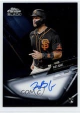 2021 Topps Chrome Black Autographs Joey Bart #CBA-JBAR card