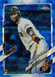 2021 Topps Chrome Update Sapphire Edition Base Set Joey Bart #US267 card