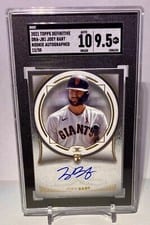 2021 Topps Definitive Collection Rookie Autographs Joey Bart #DRA-JB1 card