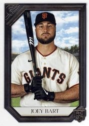 2021 Topps Gallery Base Set Joey Bart #187 card