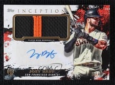 2021 Topps Inception Autograph Patch Cards Joey Bart #APC-JB card