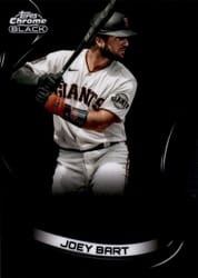2022 Topps Chrome Black Base Set Joey Bart #47 card