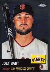 2022 Topps Chrome Platinum Anniversary Base Set Joey Bart #222 card