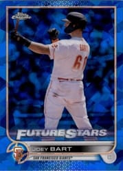 2022 Topps Chrome Sapphire Edition Base Set Joey Bart #434 card