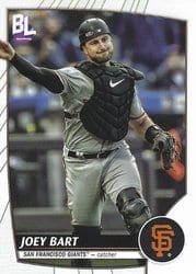 2023 Topps Big League Base Set Joey Bart #160 card