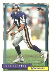1992 Topps Base Set Joey Browner #6 card