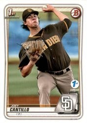 2020 Bowman 1st Edition Base Set Joey Cantillo #BFE-76 card
