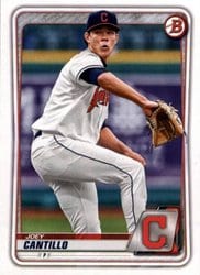 2020 Bowman Draft Base Set Joey Cantillo #BD-13 card
