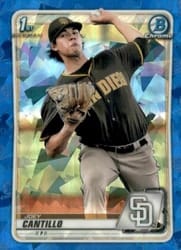 2020 Bowman Sapphire Edition Base Set Joey Cantillo #BCP-76 card