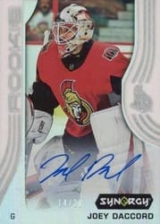 2019-20 Upper Deck Synergy Base Set Joey Daccord #62 card