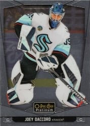 2024-25 O-Pee-Chee Platinum Base Set Joey Daccord #179 card
