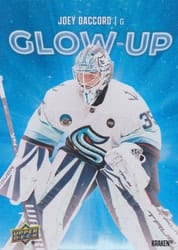 2025-26 Upper Deck Glow-Up Joey Daccord #GU-17 card